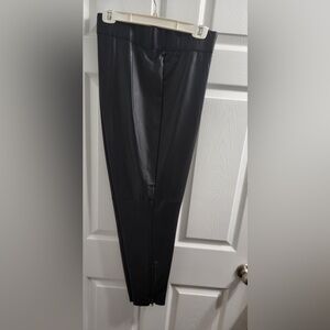 Black Faux Leather Leggings